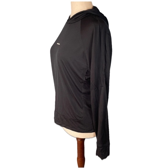 Icebreaker Womens Cool-Lite Wool Blend Hoodie Size XL Thumbholes Logo - Picture 3 of 7